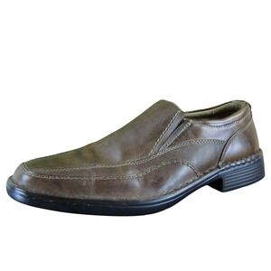 Alfani Men's Elmer Lightweight Loafer Brown Leather 9.5 Medium Gently Used‎ 2025